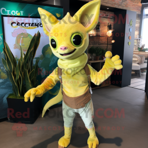 Citrongul Chupacabra maskot...