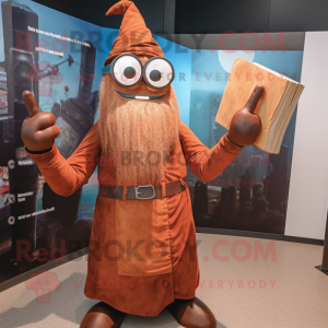 Rust Wizard maskot kostym...