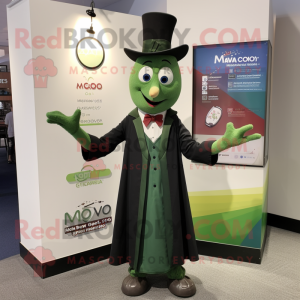 Olive Magician maskot drakt...