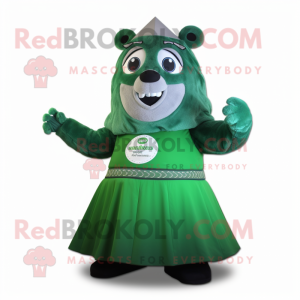 Forest Green Ice maskot...