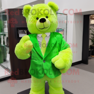 Lime Green teddybeer...