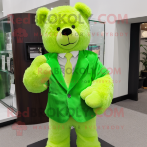 Postava maskota Lime Green...