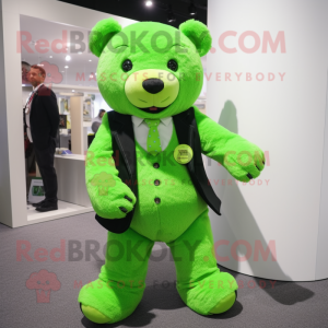 Limegrön teddybjörns...