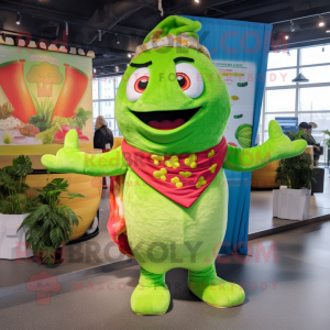Lime Green Ceviche mascotte...