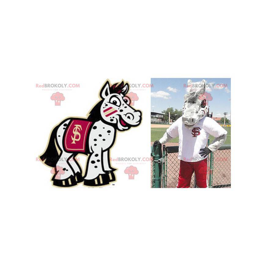 Obří šedý kůň osel maskot - Redbrokoly.com Obří šedý kůň osel maskot - Redbrokoly.com