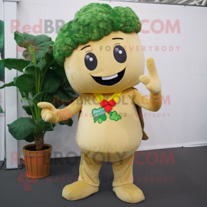 Tan Broccoli mascotte...