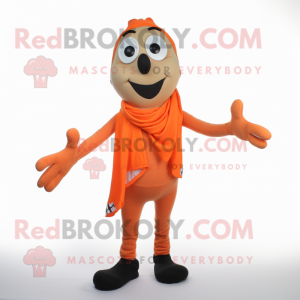 Orange Mime mascotte...