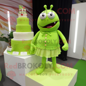Limegrønn bryllupskake...