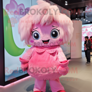 Pink Dim Sum maskot kostume...