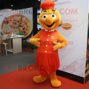 nan Butter Chicken mascot costume character dressed with a Dress Shirt and Anklets