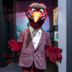 Maroon Dodo Bird mascotte...