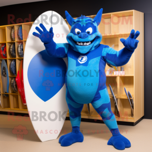 Blue Devil mascotte kostuum...