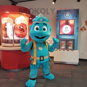 Turkis Fire Fighter maskot...