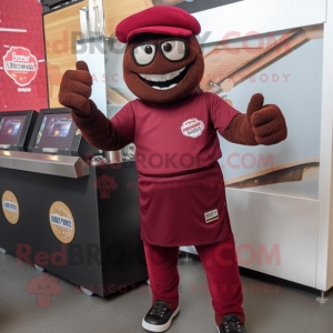 Maroon Steak mascotte...