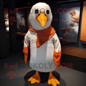 Rust Seagull maskot kostym...