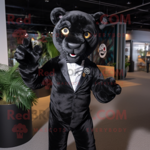 Black Leopard mascotte...