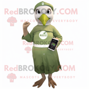 Olive Albatross maskot...