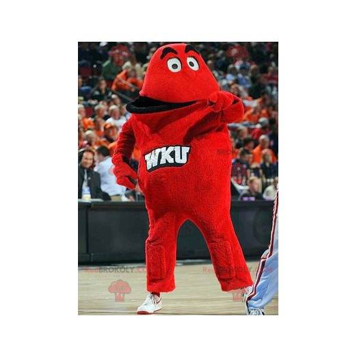 Gigantisk rød monster maskot - Redbrokoly.com