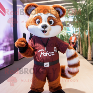 Rust Red Panda mascotte...