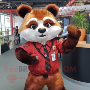 Rust Red Panda mascotte...