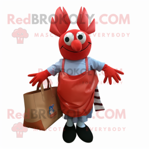  Lobster mascotte kostuum...