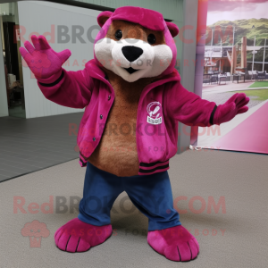 Postava maskota Magenta...