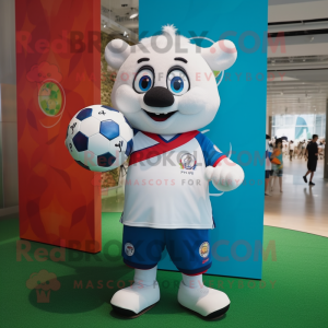  Fotball maskot kostyme...