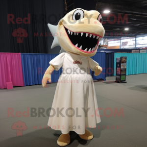 Cream Shark mascotte...