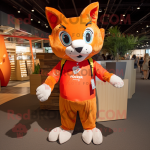 Orange Lynx mascotte...