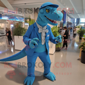 Cyan Allosaurus mascotte...