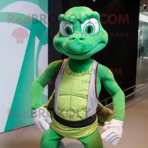 Green Turtle mascotte...