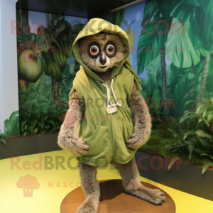 Olive Lemur mascotte...