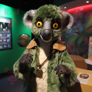 Olive Lemur mascotte...