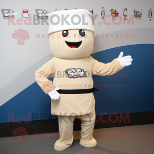Beige Miso Soup mascotte...