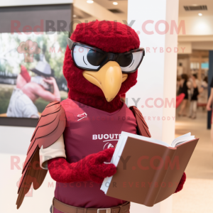 Maroon Falcon mascotte...