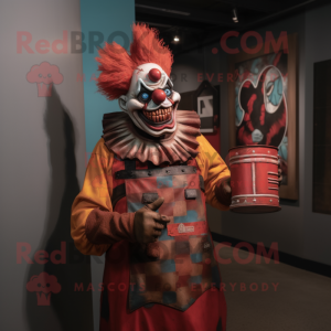 Rust Evil Clown maskot...