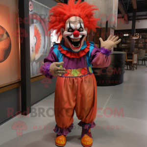 Rust Evil Clown mascotte...