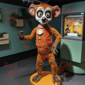 Rust Lemur mascotte kostuum...