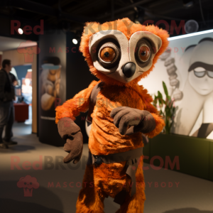 Rust Lemur mascotte kostuum...