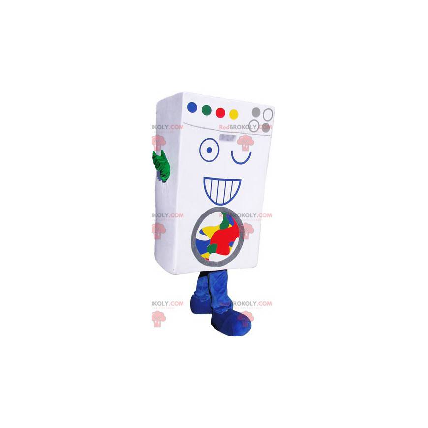 Kartonnen baksteen mascotte. Wasserij mascotte - Redbrokoly.com