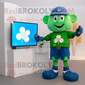 Blue Four Leaf Clover...