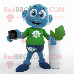 Blue Four Leaf Clover...