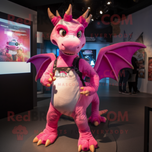 Pink Dragon mascotte...