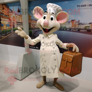 Beige Ratatouille maskot...