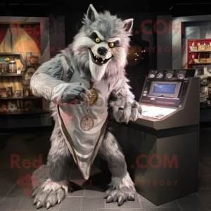 Silver Werewolf maskot...