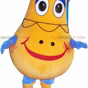 Mascotte de bonhomme jaune. Mascotte de patate - Redbrokoly.com