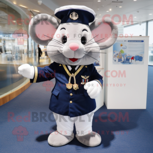 Navy Mouse mascotte kostuum...