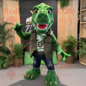 Forest Green T Rex mascotte...