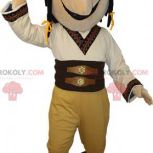 Mascot man dressed in traditional desert outfit - Redbrokoly.com