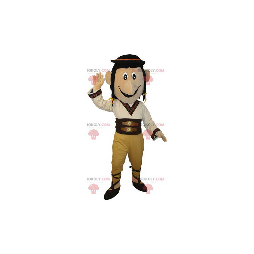 Mascot man dressed in traditional desert outfit - Redbrokoly.com